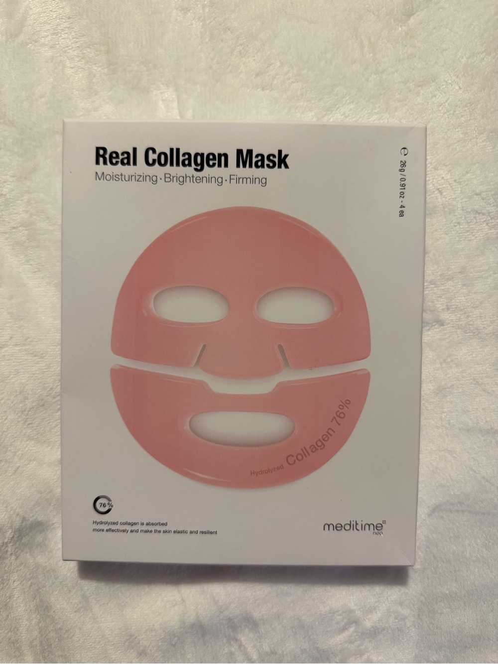 Meditime Real Collagen Mask 4 Pack